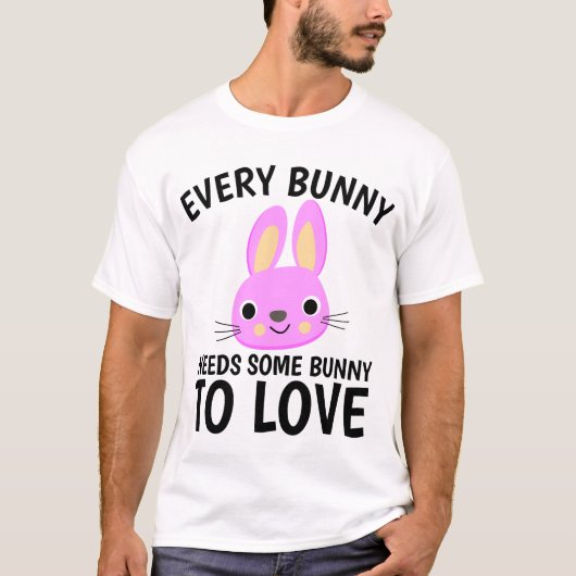 T-shirts Bunny, AMOUR (Devant)