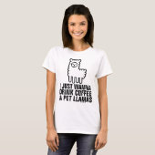 T-Shirts CAFÉ & LAMAS (Devant entier)