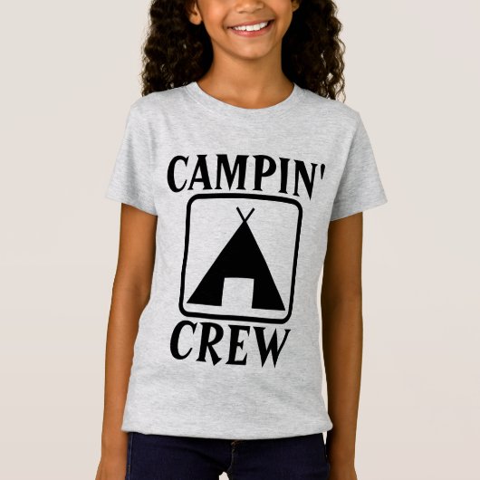 T-shirts CAMPING CAMPING DE CAMPIN (Devant)
