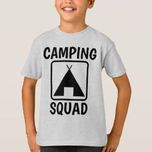 T-shirts CAMPING SQUAD Enfants