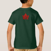 T-shirts Canada Flag Kid's Shirt Canada Souvenir (Dos)