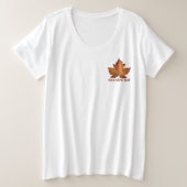 T-shirts Canada pour femmes Plus Taille Chemises C (Design devant)