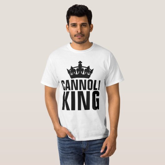 T-shirts CANNOLI KING (Devant entier)