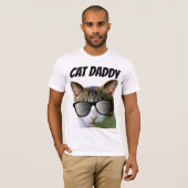 T-shirts CAT DAD DADDY (Devant entier)