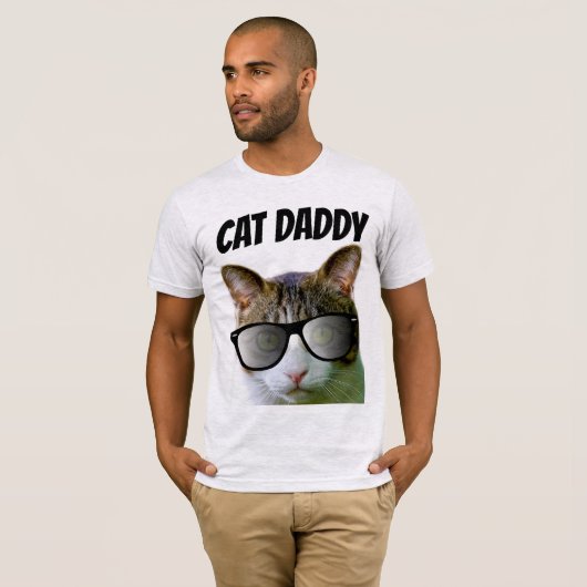 T-shirts CAT DAD DADDY (Devant entier)