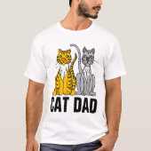 T-shirts CAT DAD Hommes (Devant)