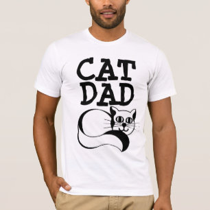 T-shirts CAT DAD, Tee - shirts masculins de chat