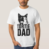 T-shirts CAT DAD TORTIE tortue (Devant)