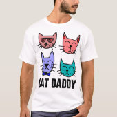 T-shirts CAT DADDY DAD (Devant)