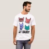 T-shirts CAT DADDY DAD (Devant entier)