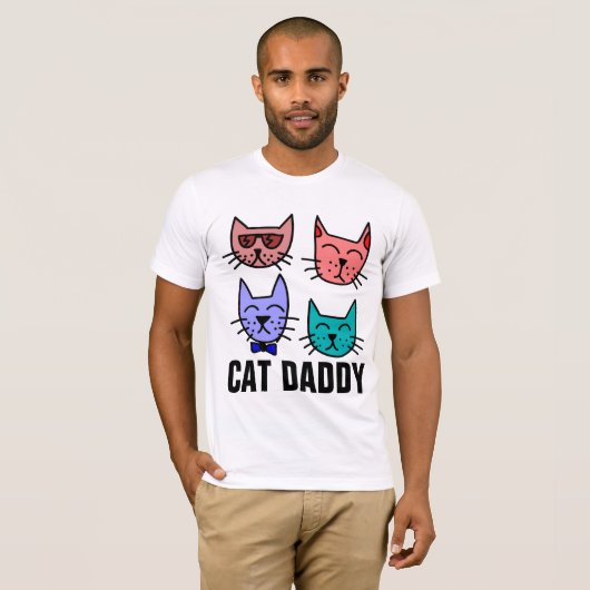 T-shirts CAT DADDY (DAD) (Devant entier)