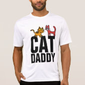 T-shirts CAT DADDY DAD Funny Mens (Devant)