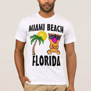 T-shirts CAT MIAMI BEACH FLORIDA