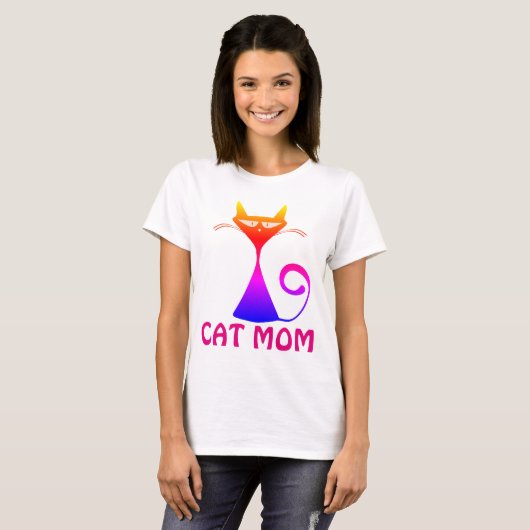 T-shirts CAT MOM (Devant entier)