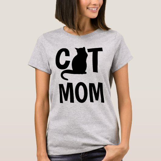T-shirts CAT MOM (Devant)