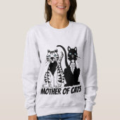 T-shirts CAT MOM (MÈRE DES CHATS) (Devant)