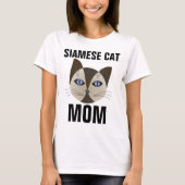 T-shirts CAT MOM SIAMESE (Devant)