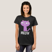 T-shirts CAT PARTIES SCINTILLANT ROSE (Devant entier)