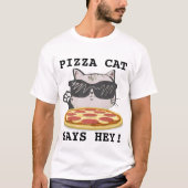T-shirts CAT PIZZA (Devant)