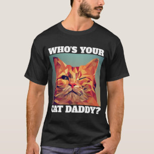 T-shirts CAT POUR HOMMES. QUI EST TON CHAT, PASSÉ