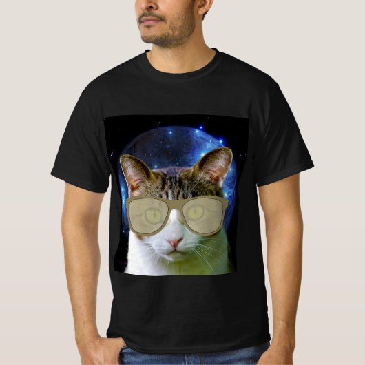 T-shirts CAT SPACE CAT (Devant)