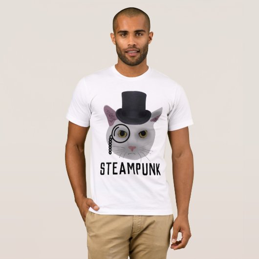 T-shirts CAT STEAMPUNK (Devant entier)