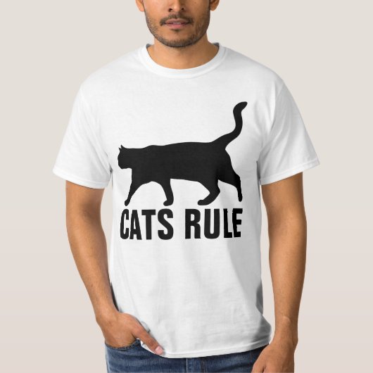 T-shirts CATS RULE (Devant)