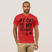 T-Shirts CHAT ÂME SOEUR SAINT-VALENTIN (Devant entier)
