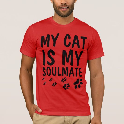 T-Shirts CHAT ÂME SOEUR SAINT-VALENTIN (Devant)