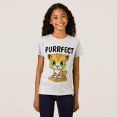 T-Shirts CHAT FÉMININ PARFAIT (Devant entier)