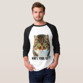 T-shirts CHAT FUNNY CUTE (Devant entier)