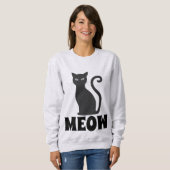 T-SHIRTS CHAT NOIR MEOW (Devant entier)