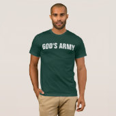 T-shirts chrétiens de l'ARMÉE de DIEU (Devant entier)