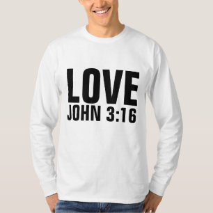 T-shirts chrétiens, LOVE John 3:16