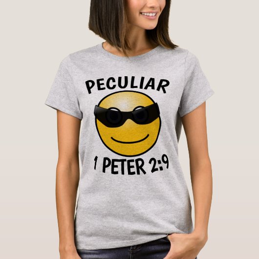 T-shirts chrétiens PECULIAR (Devant)