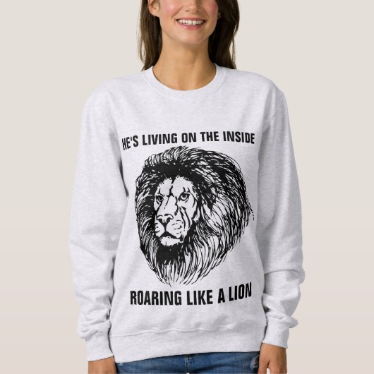 T-shirts chrétiens, ROARANT COMME UN LION (Devant)