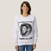 T-shirts chrétiens, ROARANT COMME UN LION (Devant entier)