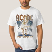 T-shirts | clignotement supérieur raide acdc avec (Devant)