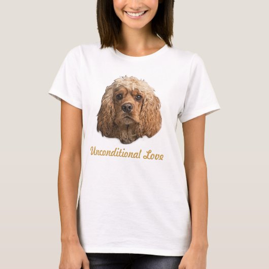 T-shirts Cocker spaniel (Devant)