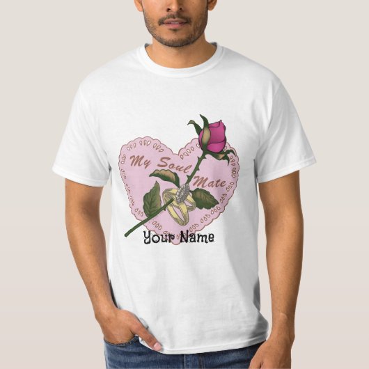 T-shirts coeur Mariages Soul Mate (Devant)