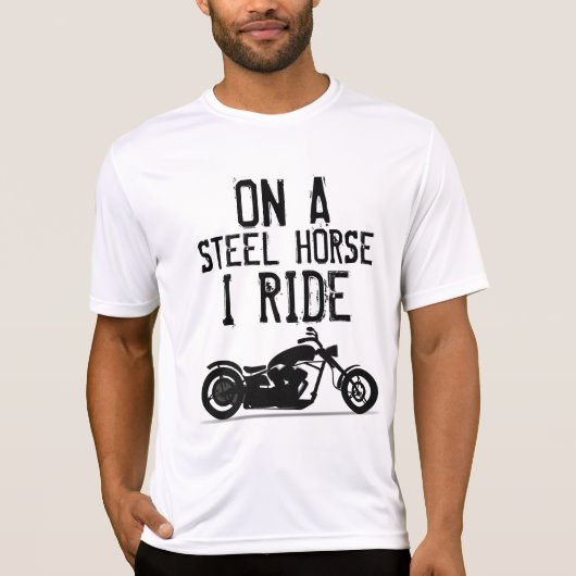 T-shirts cool, T-shirt HORSE EN ACIER I RIDE (Devant)