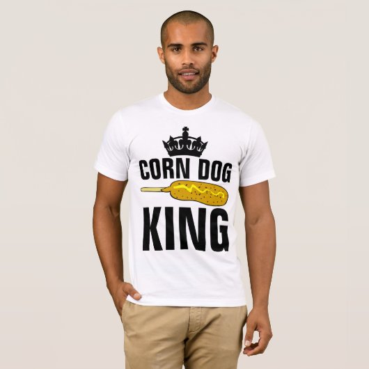 T-shirts CORN DOG KING (Devant entier)