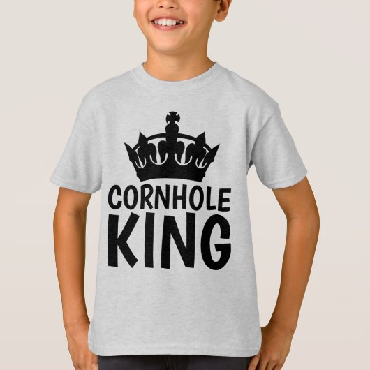 T-shirts CORNHOLE KING (Devant)