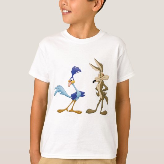 T-shirts Coyote en Runner Bird (Voorkant)