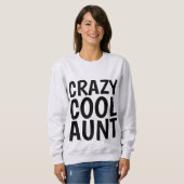 T-shirts CRAZY COOL AUNT (Devant entier)