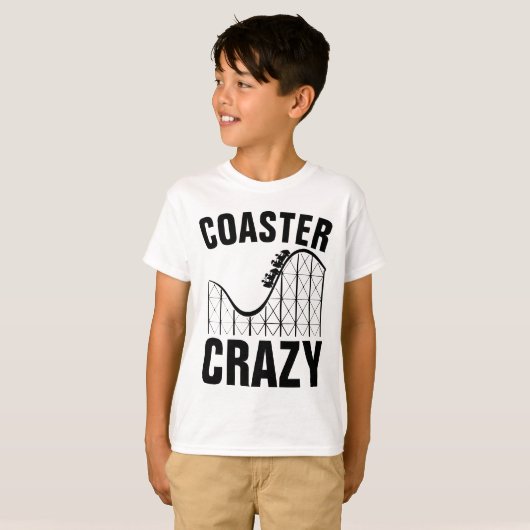 T-shirts CRAZY ROLLERCOASTER (Devant entier)