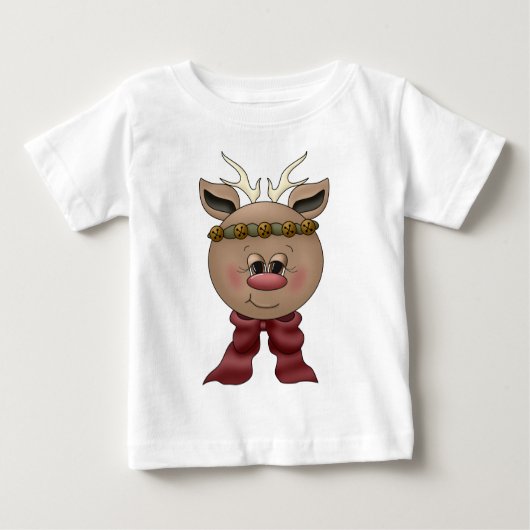 T-shirts Cute Reindeer (Devant)