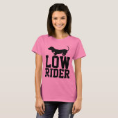 T-shirts DACHSHUND LOW RIDER (Devant entier)