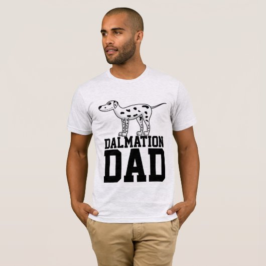 T-shirts DALMATION CHIEN DAD (Devant entier)