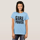 T-shirts Dames GIRL POWER (Devant entier)